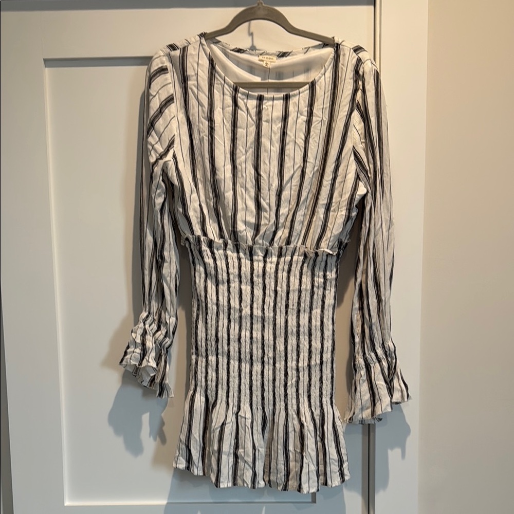 Striped Long Sleeve Dress
